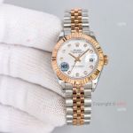Clean Factory Rolex Datejust swiss 2671 White Face Watch 28mm